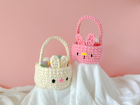Free Crochet Pattern - Bunny Basket
