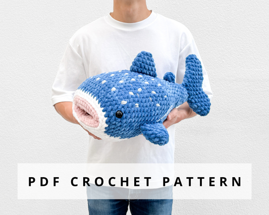 Giant Whale Shark Crochet Pattern