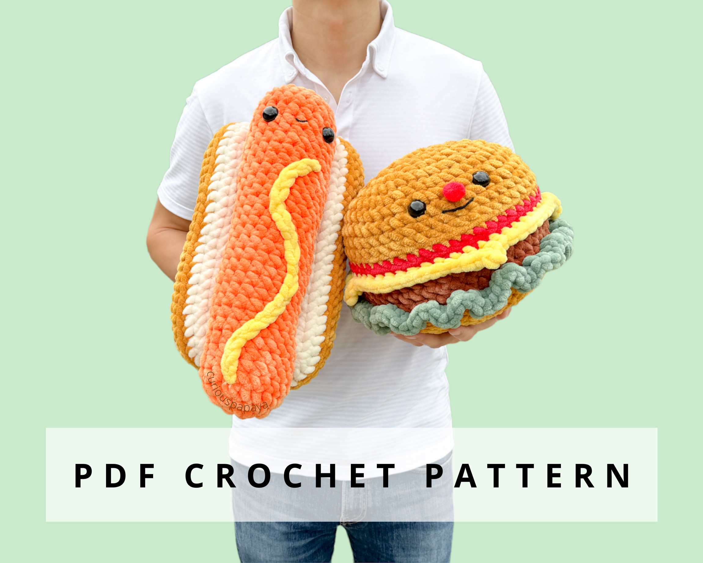 Hot Dog Crochet Kit