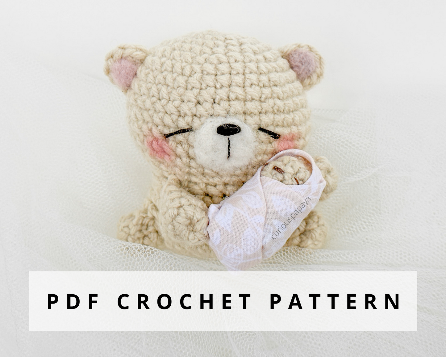 Mama Bear and Baby Crochet Pattern