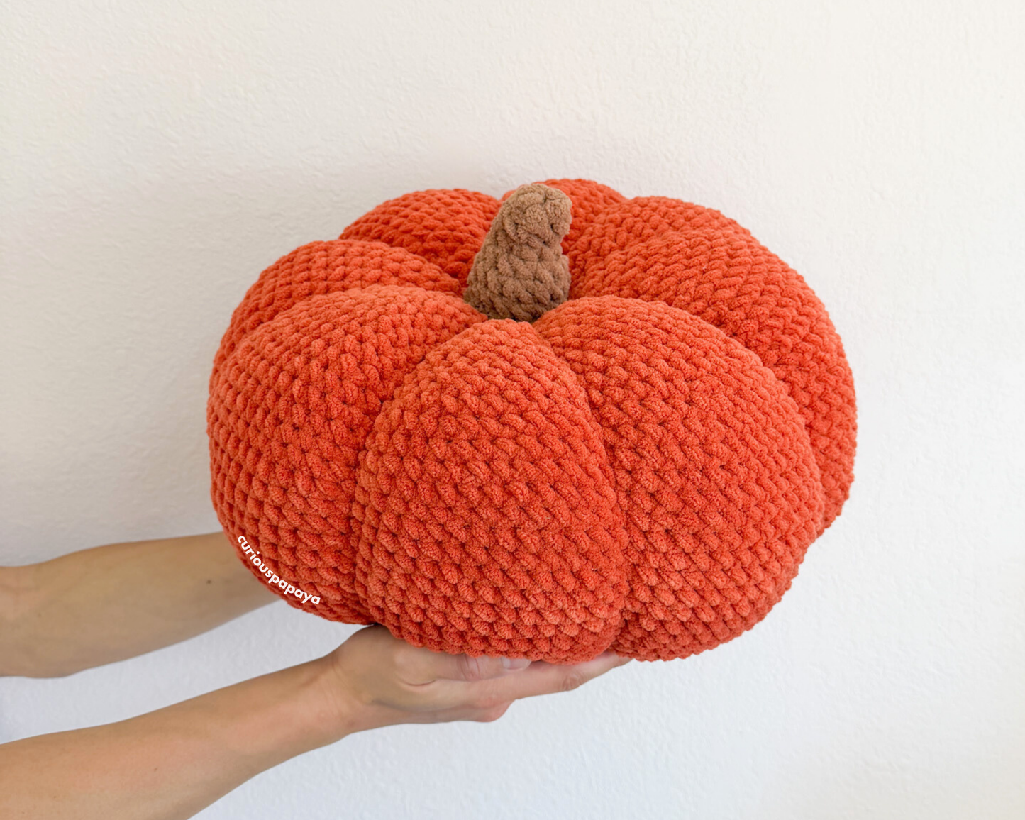 Pumpkin Pouf Crochet Pattern