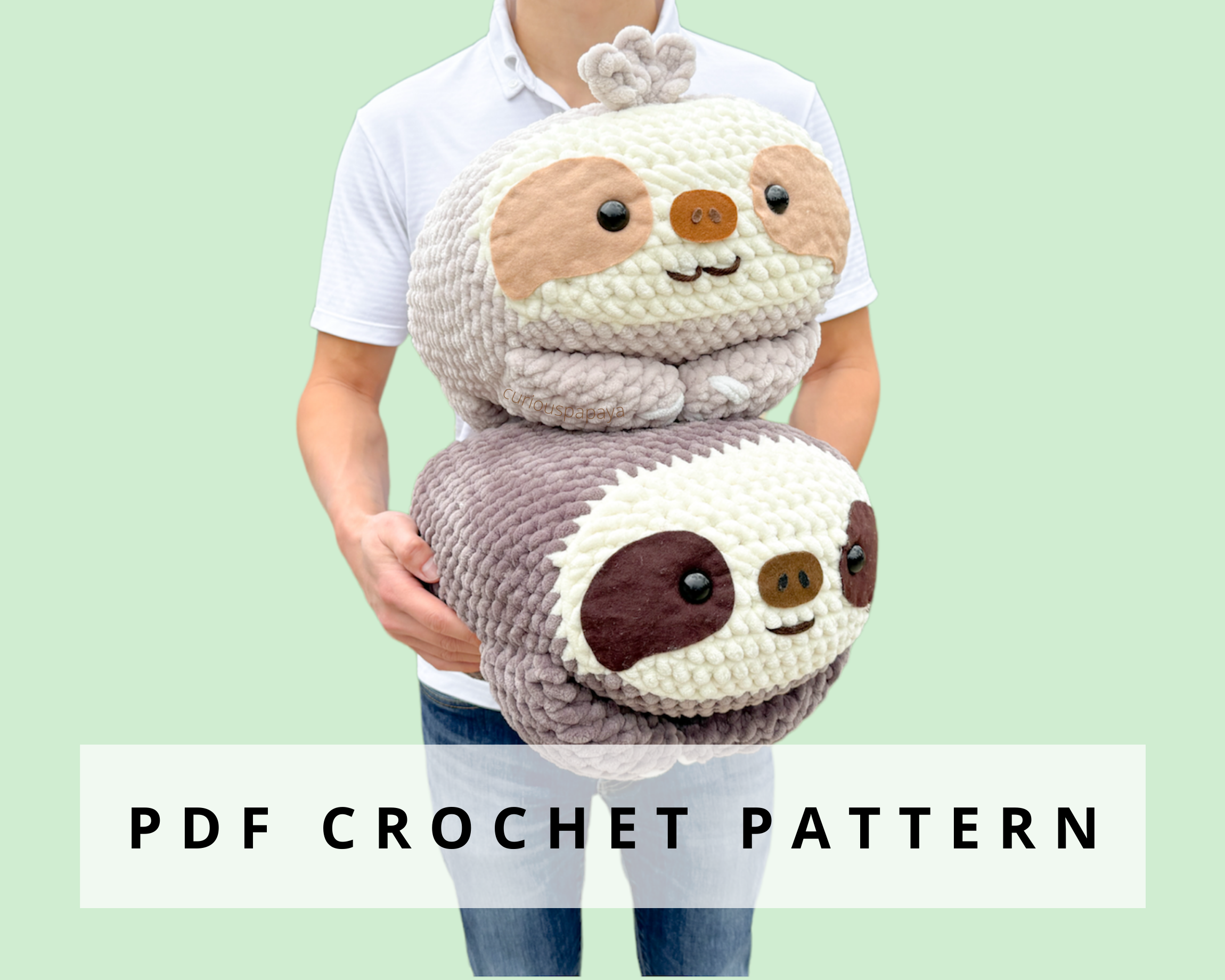 Sloth blanket crochet pattern free hot sale