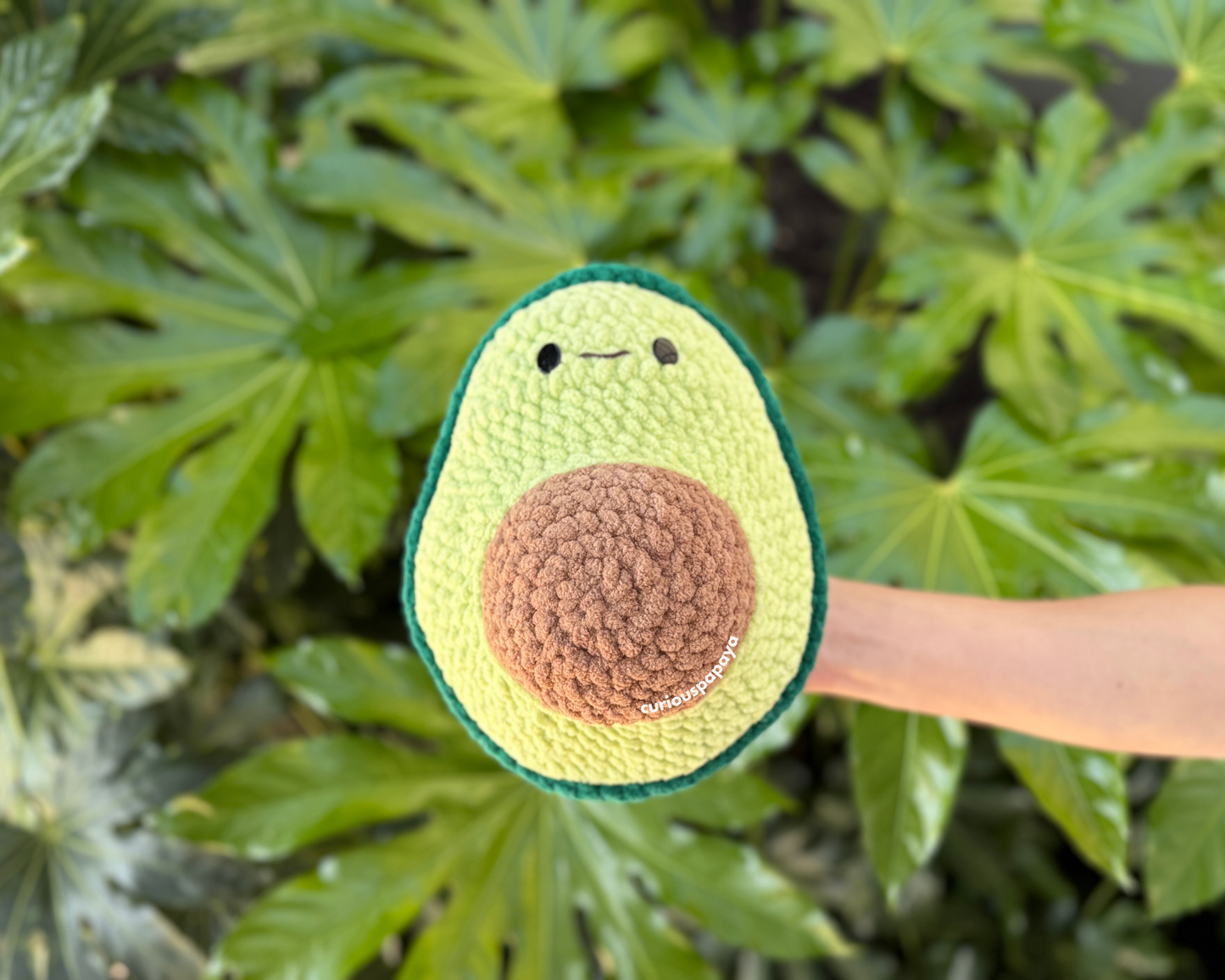 No-Sew Giant Avocado Crochet Pattern