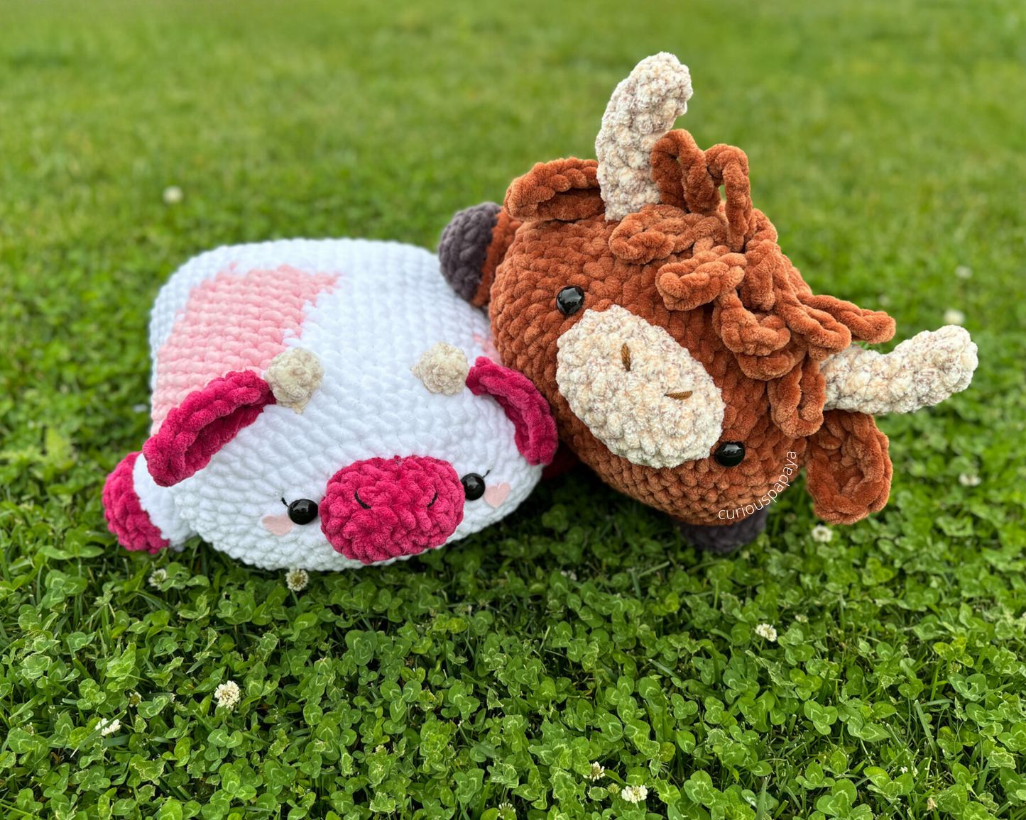 Giant Cows 2-in-1 Crochet Pattern