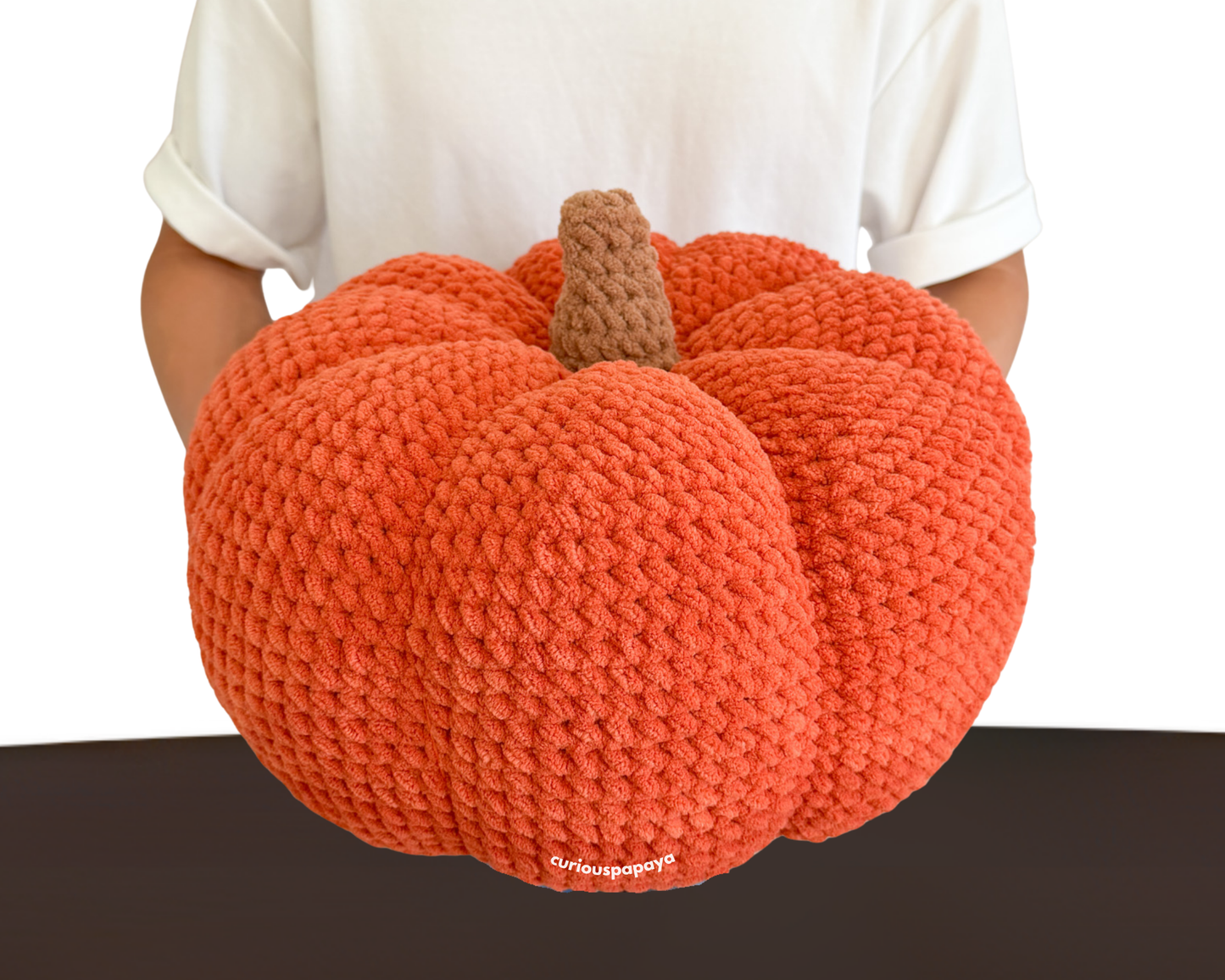 Pumpkin Pouf Crochet Pattern