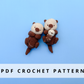 Sea Otter Family Crochet Pattern
