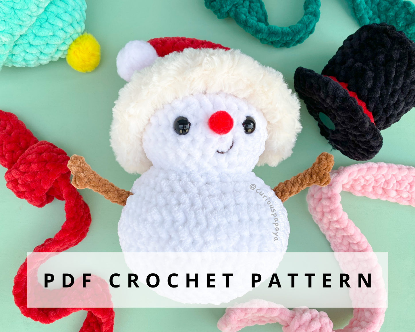 Snowman Crochet Pattern