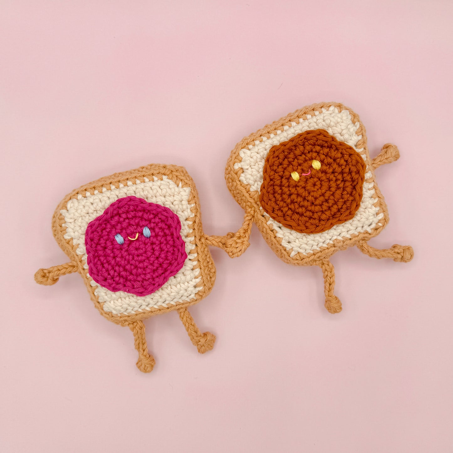 Peanut Butter and Jelly Crochet Pattern