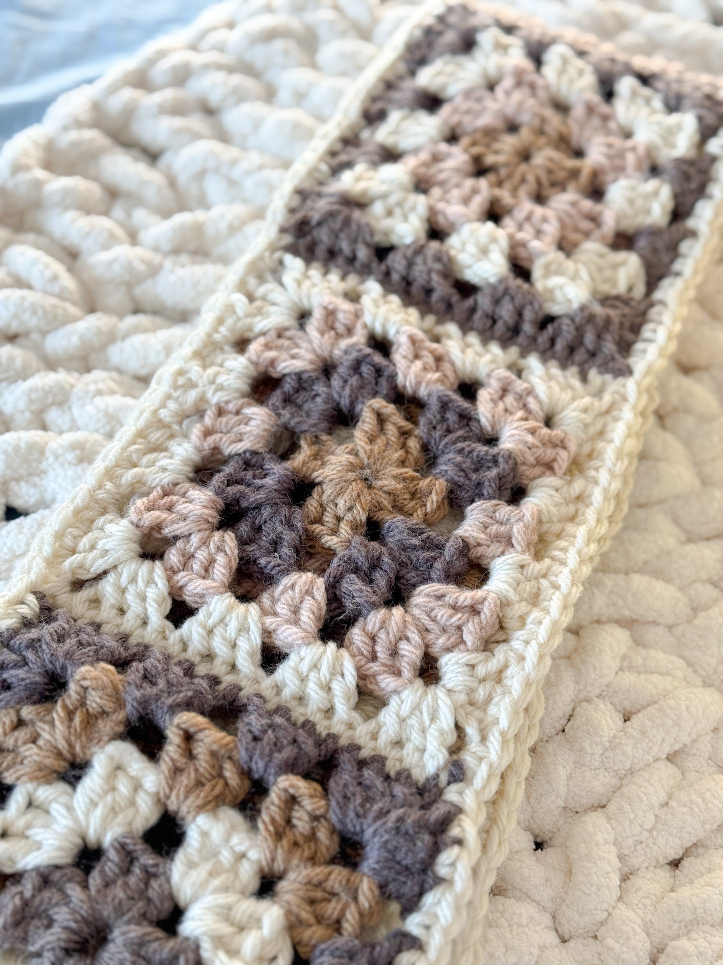 Mocha Choco Latte Scarf Crochet Pattern