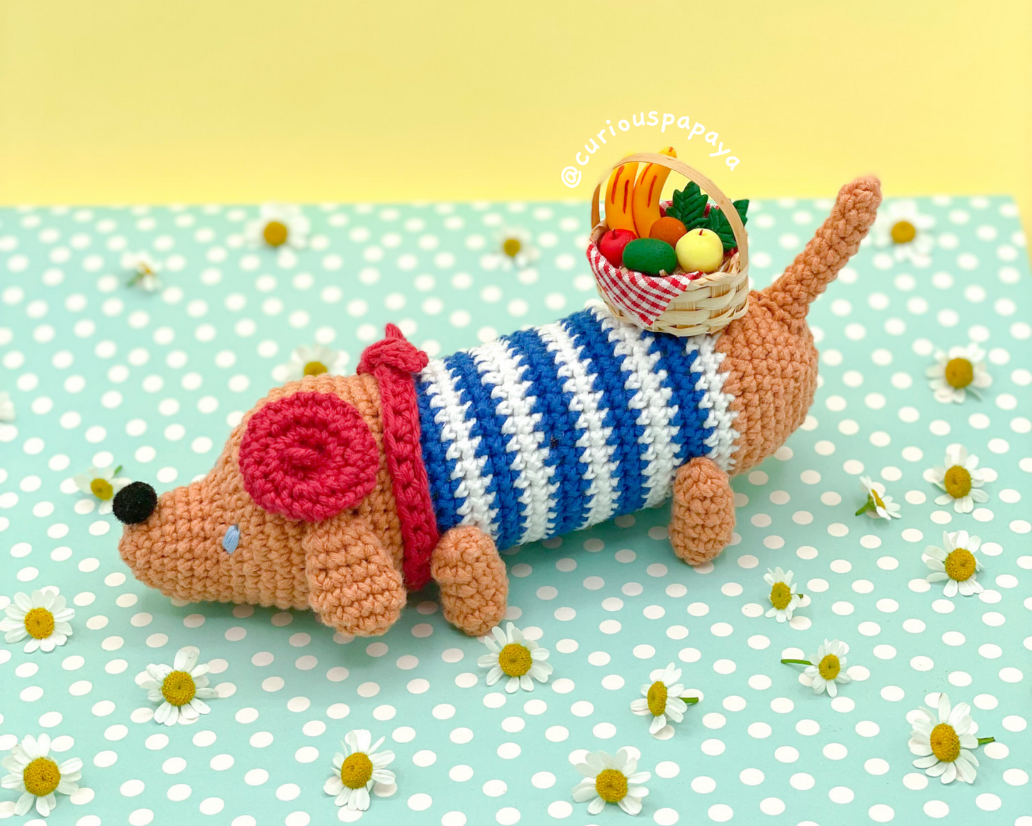 Amelie the Weiner Dog Crochet Pattern