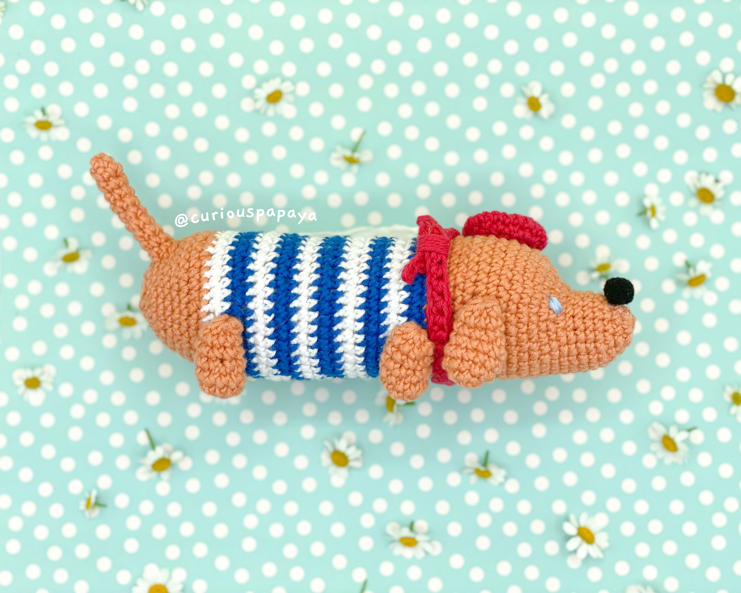 Amelie the Weiner Dog Crochet Pattern