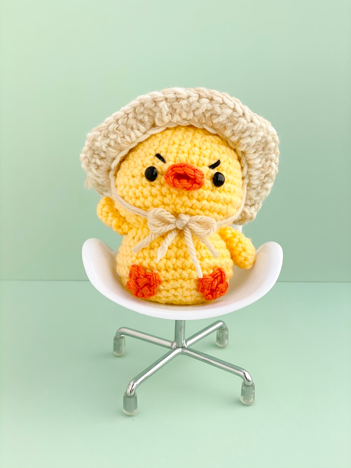 Gertrude the Grumpy Chick Crochet Pattern