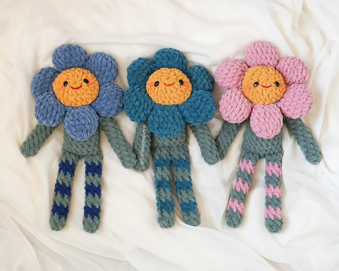 Free Crochet Pattern - Petal Pals *no-sew*