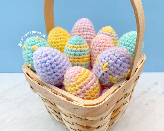 Free Crochet Pattern - Easter Eggs