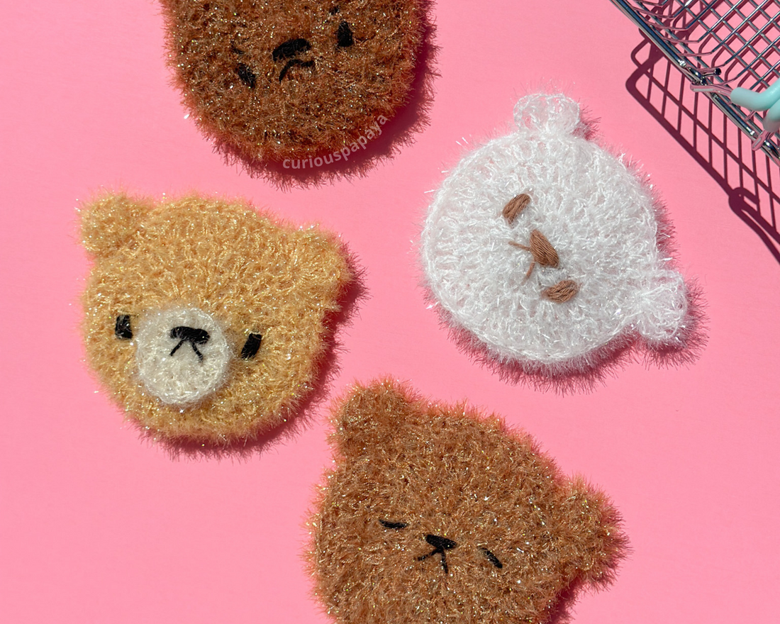 Free Crochet Pattern - Bear Scrubby