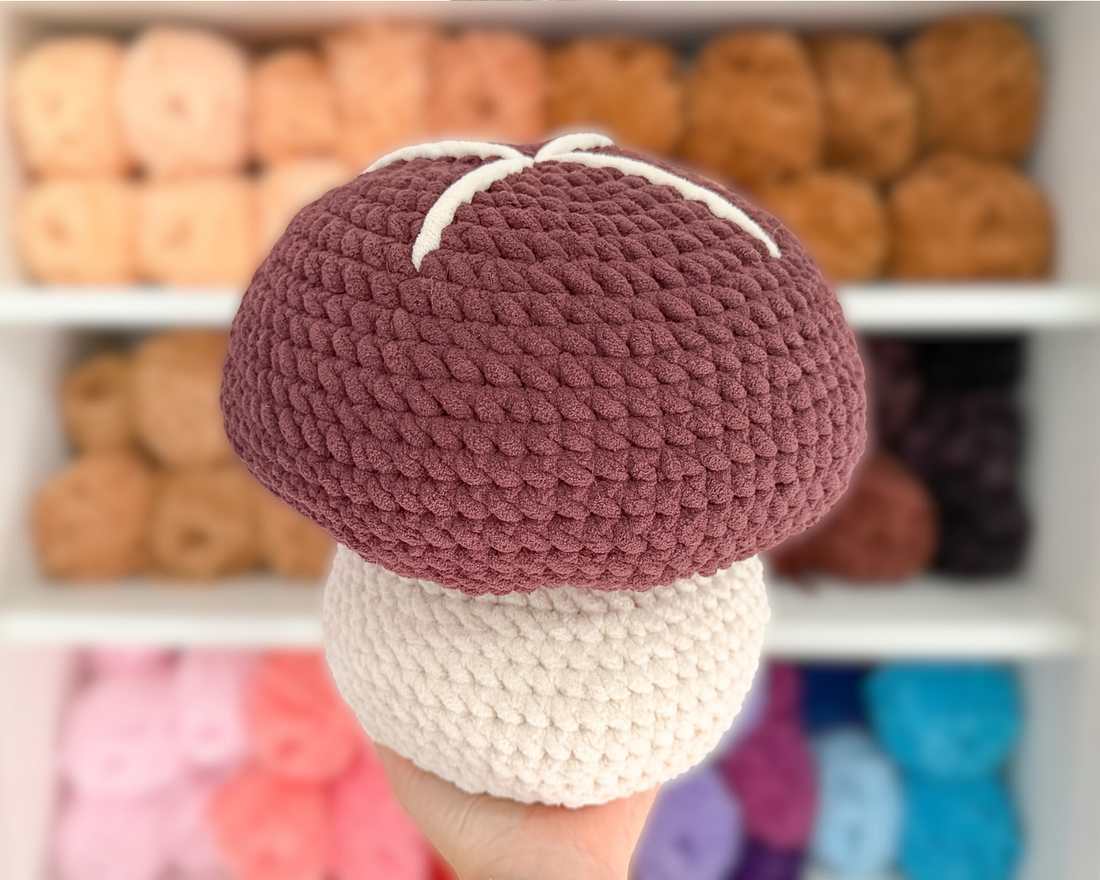 Free Crochet Pattern - Giant Mushroom