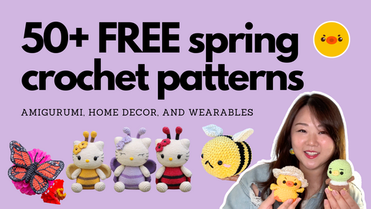50+ Free Spring Crochet Pattern Roundup