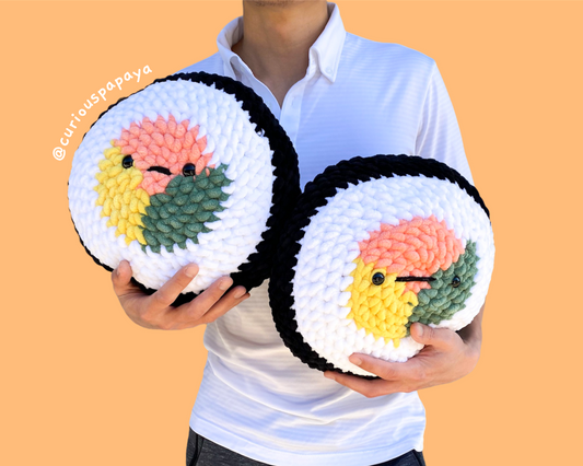 Free Crochet Pattern - Giant Kimbap