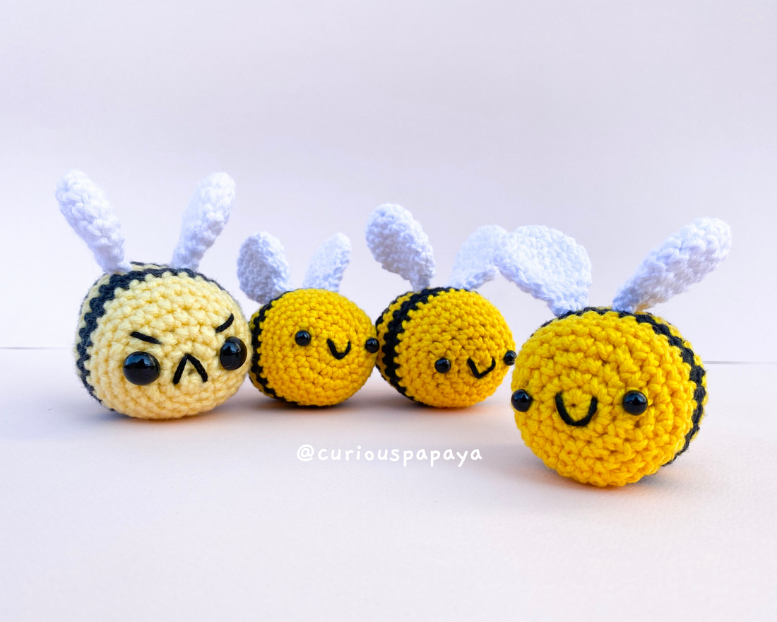 Free Crochet Pattern - Bees