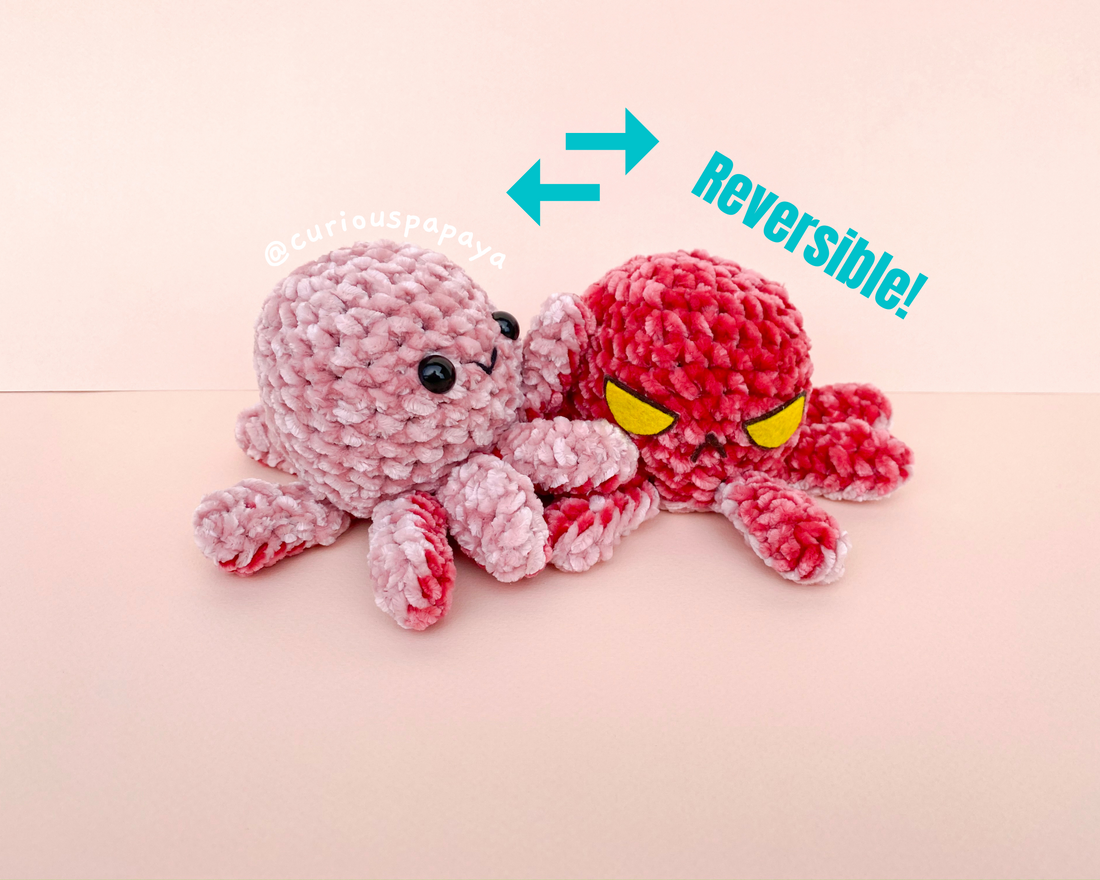 Free Crochet Pattern - Reversible Octopus