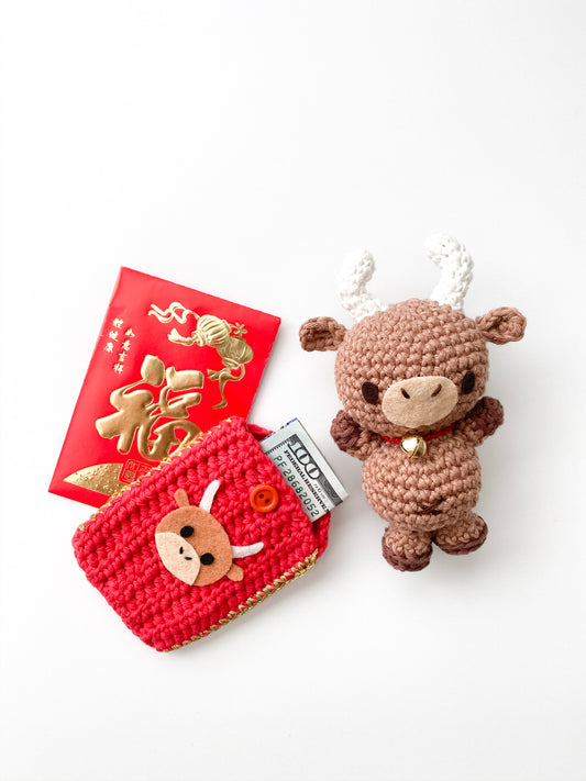 Free Crochet Pattern - Red Envelope (Lunar New Year Hong Bao)