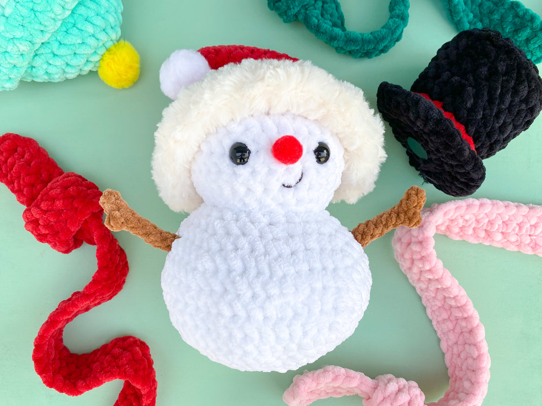 Free Crochet Pattern - Dress Up Snowman Pt. 1
