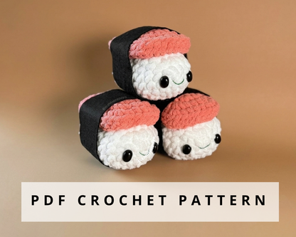 Spam Musubi Crochet Pattern
