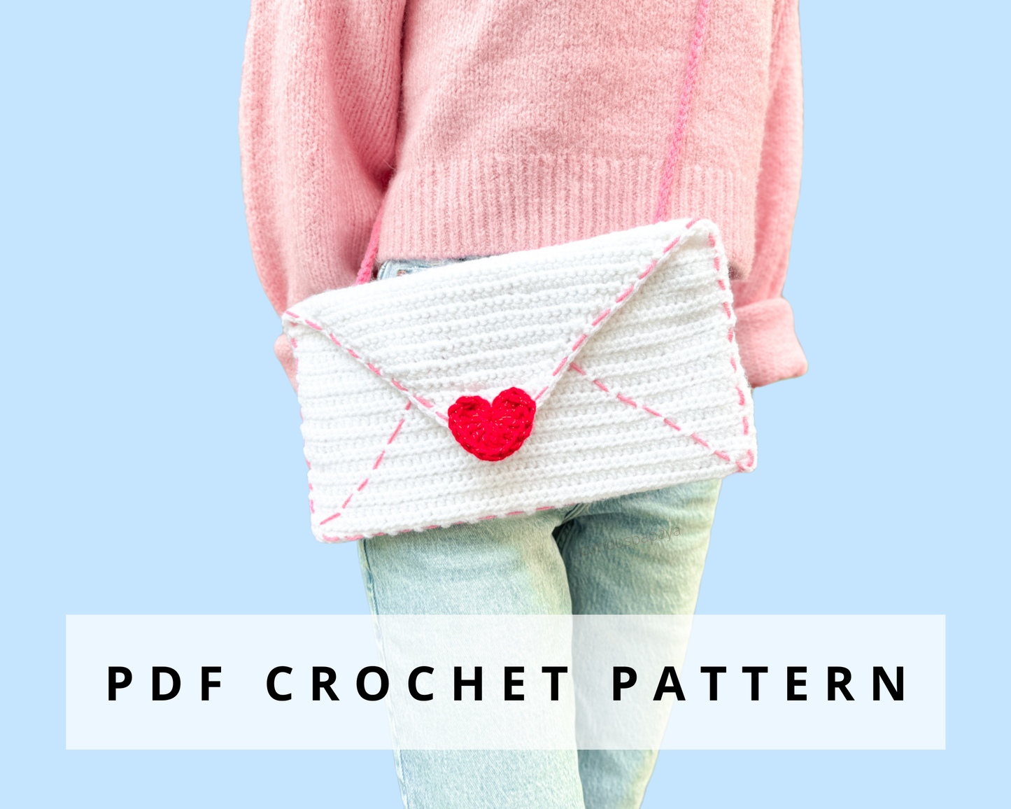 Love Letter Crossbody (Envelope Purse) Crochet Pattern