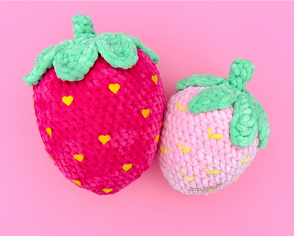 Giant Strawberry Crochet Pattern