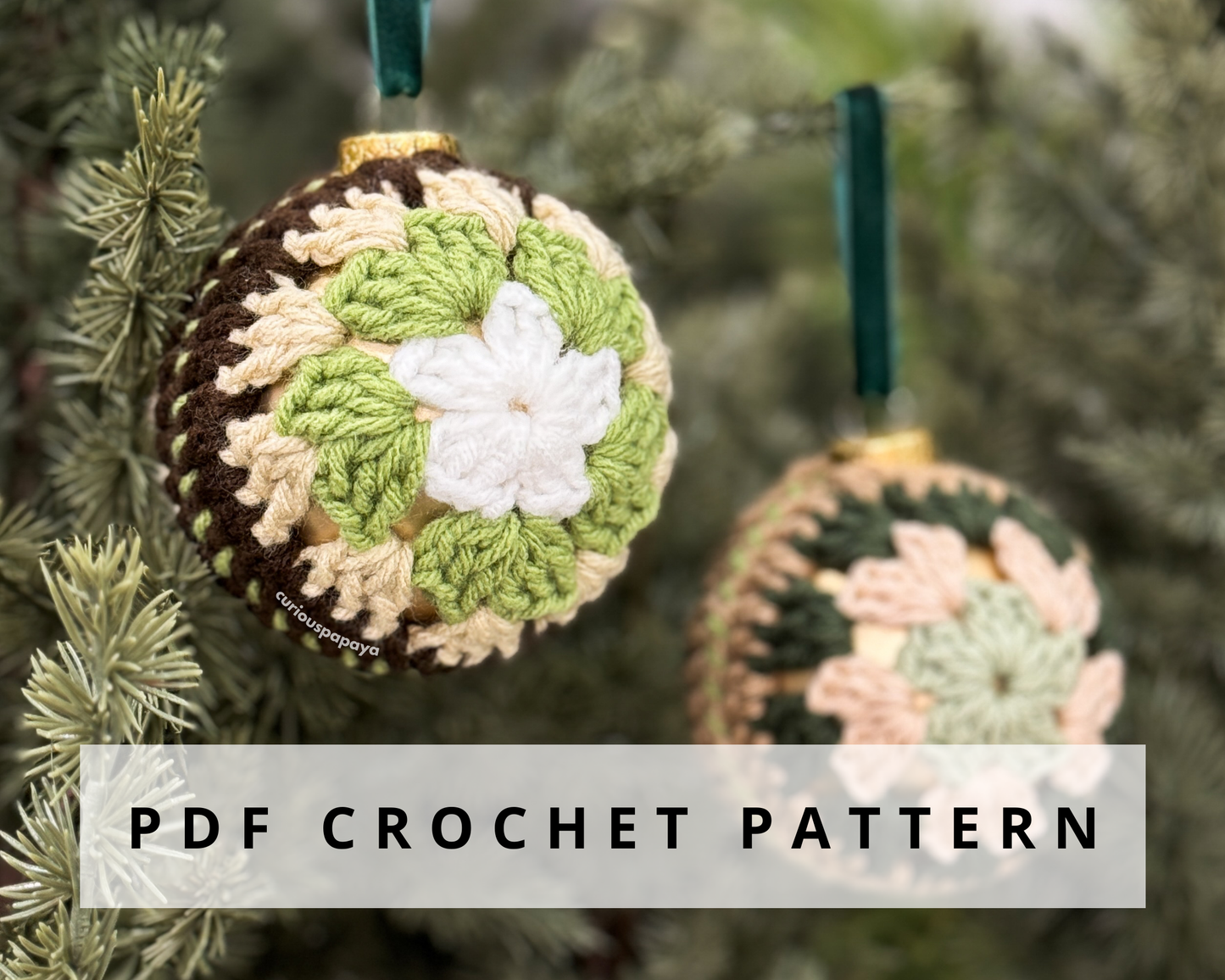 Granny Circle Bauble Crochet Pattern