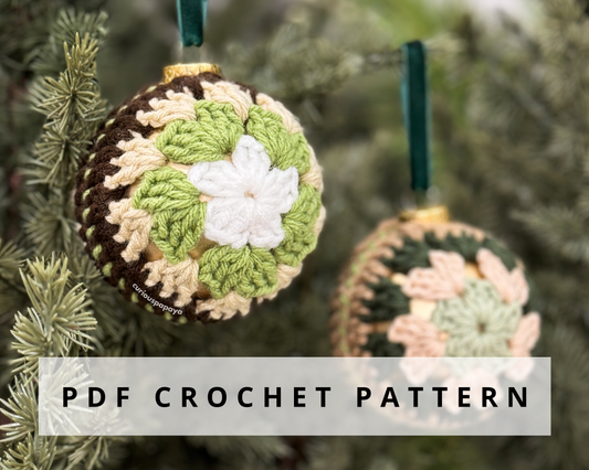 Granny Circle Bauble Crochet Pattern