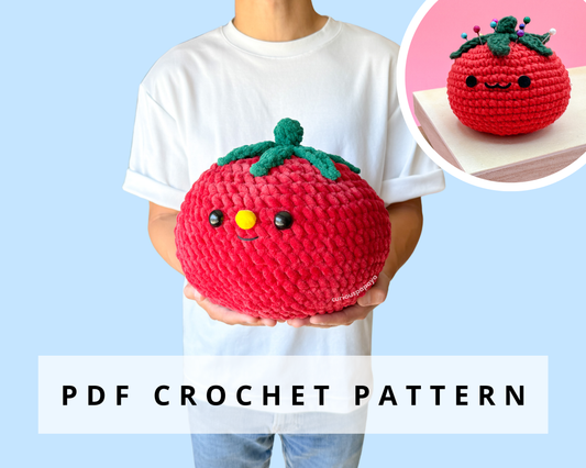 Giant Tomato Crochet Pattern