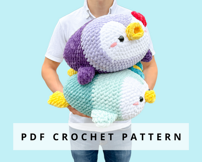 Giant Penguin Crochet Pattern