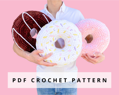 Giant Donut Crochet Pattern