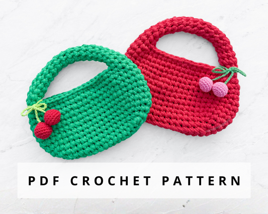 Cherry T-shirt Yarn Bag