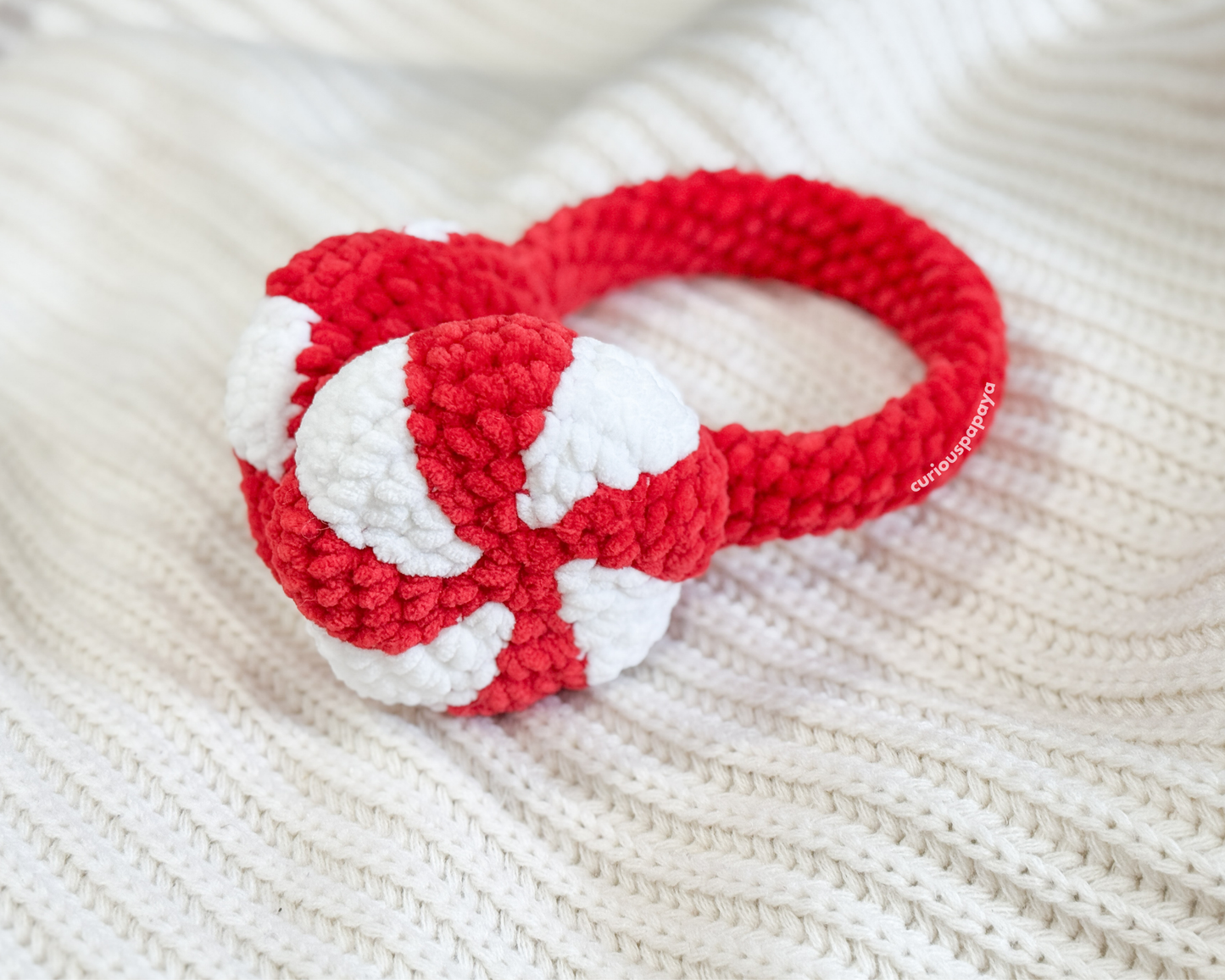 Peppermint Earmuffs Crochet Pattern