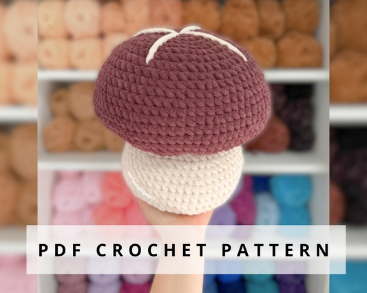 Giant Mushroom Crochet Pattern