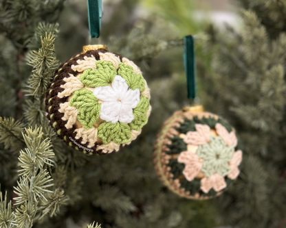 Granny Circle Bauble Crochet Pattern