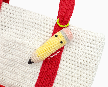 Pencil + Colored Pencil 2-in-1 Crochet Pattern