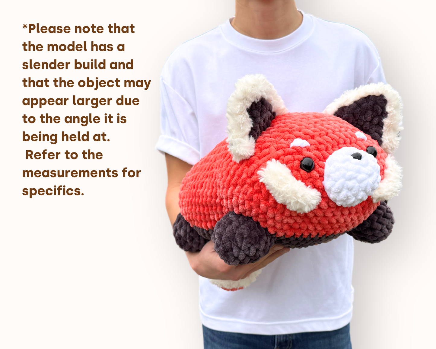 Giant Red Panda Crochet Pattern