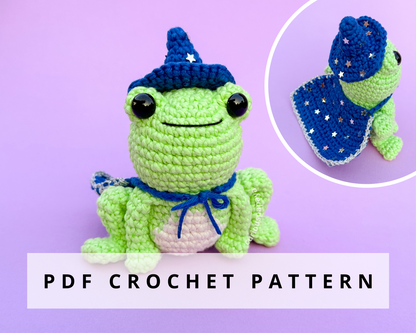 Frog Wizard Crochet Pattern