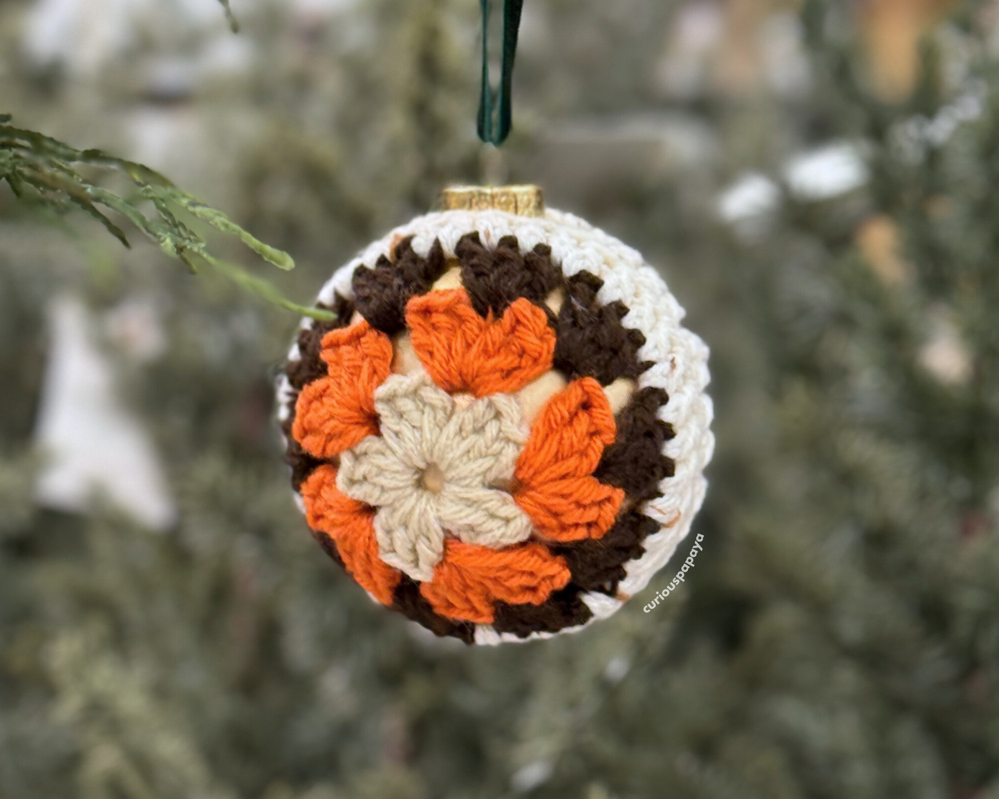 Granny Circle Bauble Crochet Pattern