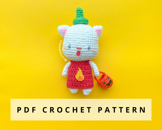 Sir Racha the Cat Crochet Pattern