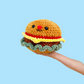 No-Sew Giant Burger Crochet Pattern