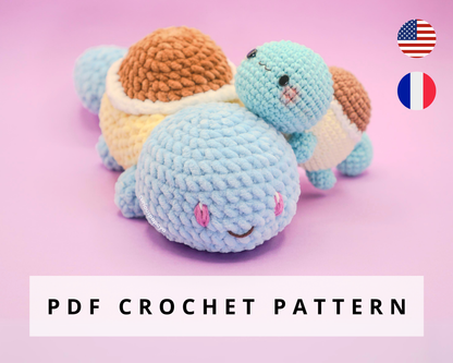 Squirtle "Squirtle-chub" Crochet Pattern