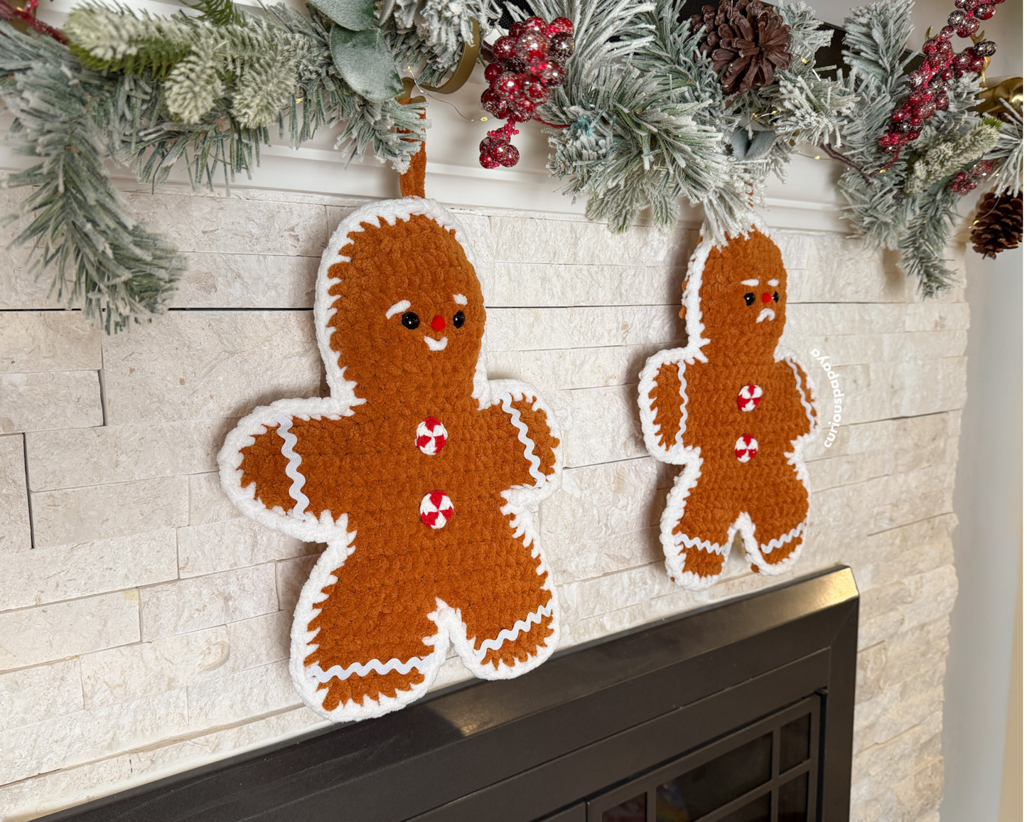 Gingerbread Stockings Crochet Pattern