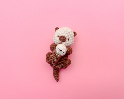 Sea Otter Family Crochet Pattern