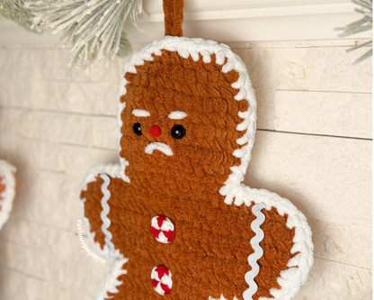 Gingerbread Stockings Crochet Pattern
