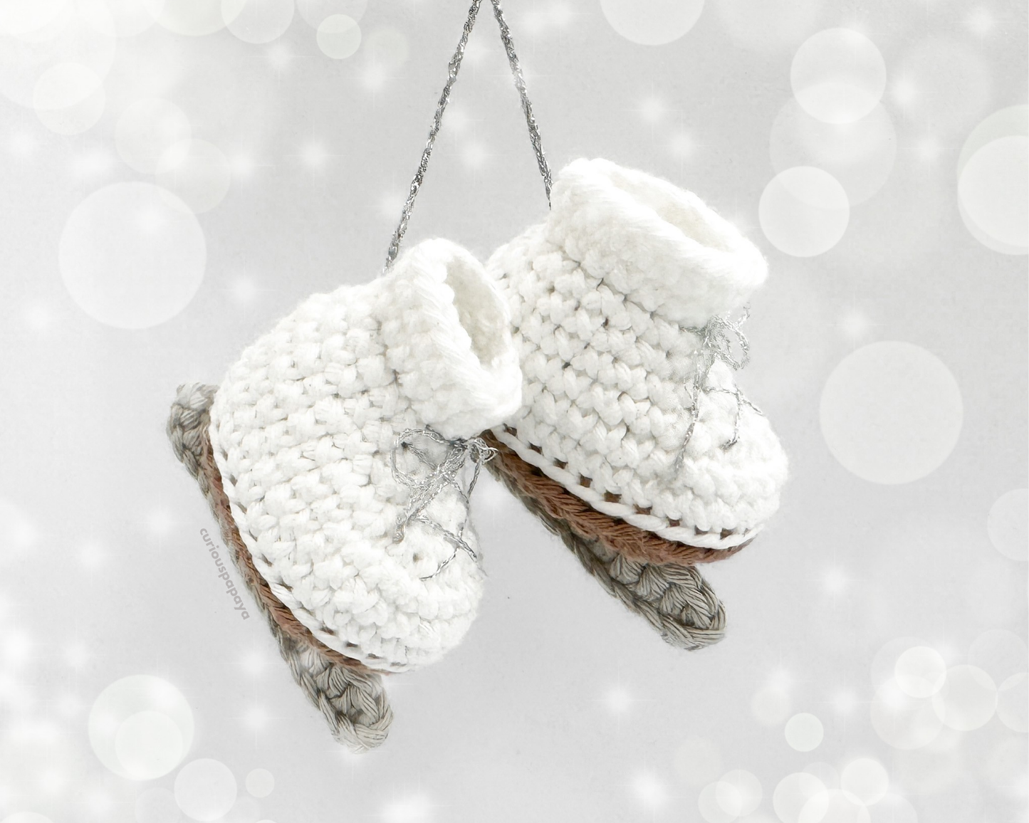 Ice Skates Crochet Pattern