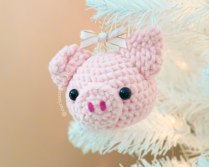 Pig Ornament Crochet Pattern